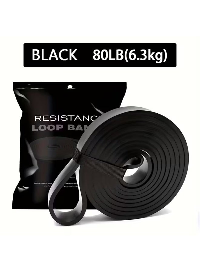 Black resistance band  – High resistance strength and stretching exercise - Image 1