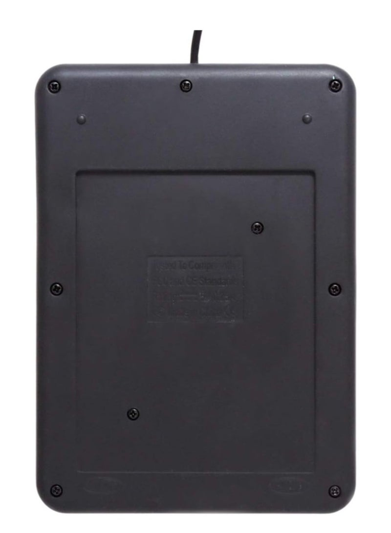 Numerical KJ-07 Wired USB Keypad With Multiple Operation Modes And Unique Buttons Architecture Design - Black  - Image 5