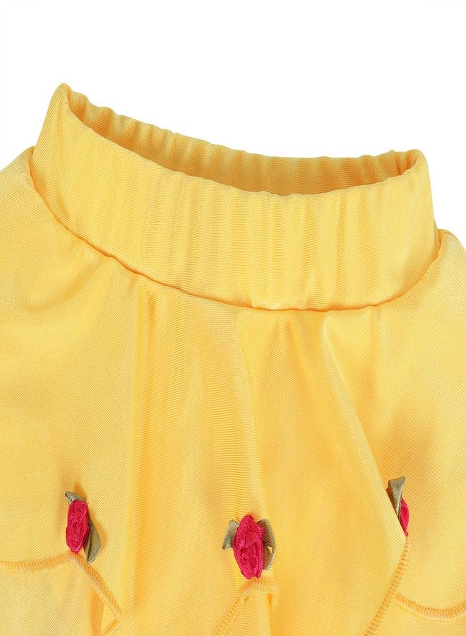 Jurebecia Two Pieces Swimsuits for Girls Princess Swimsuit Ruffle Sleeve Bikini Set Kids 2 Piece Tankini Bathing Suit Beach Sport Pool Party Swim Suit Yellow Size 3T/2-3Years - Image 5