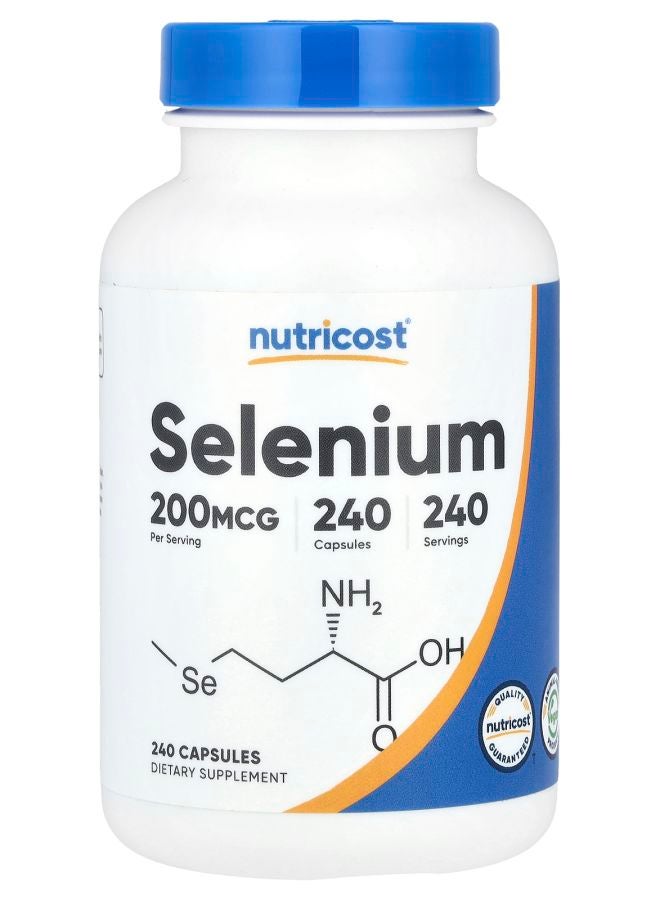 Nutricost Selenium 200 mcg 240 Capsules
