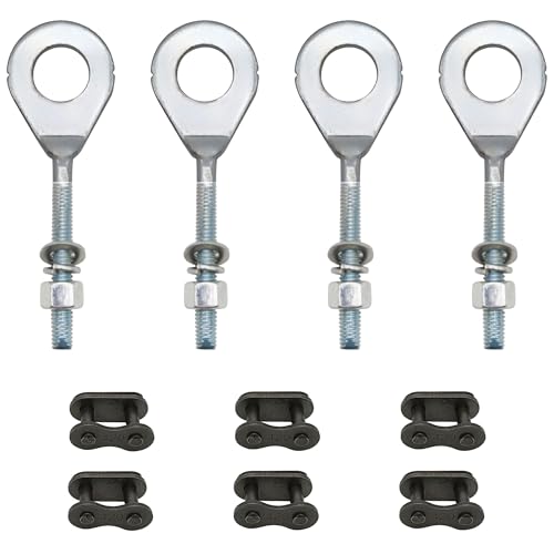 Strongthium 15mm 59 Rear Chain Axle Tensioner Adjuster for Coleman CT200U BT200X Massimo Baja MB165 MB200 MBX10 MBX11 CRF50 XR70 CT70 Predator 212cc 196cc 65hp Mini Bike 50cc125cc Pit Dirt Bike - Image 1