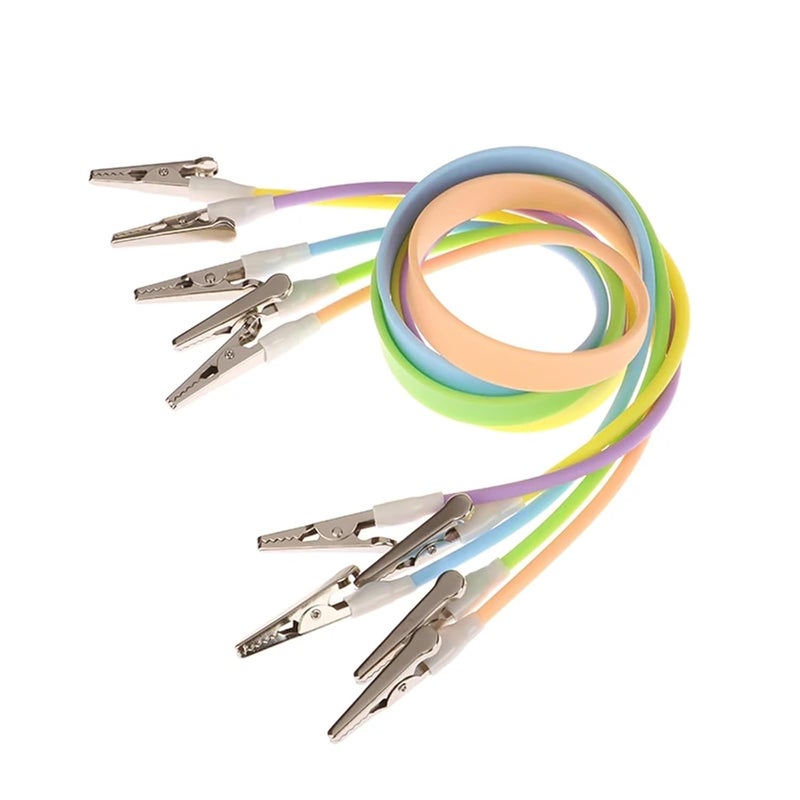 مشابك مريلة الأسنان البرتقالية 20 قطعة، أدوات طبيب الأسنان، حامل المناديل وسلسلة لعيادة الأسنان - Image 4