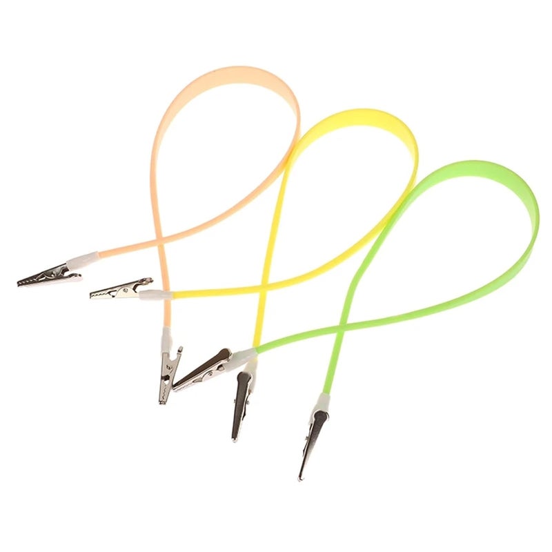 مشابك مريلة الأسنان البرتقالية 20 قطعة، أدوات طبيب الأسنان، حامل المناديل وسلسلة لعيادة الأسنان - Image 5