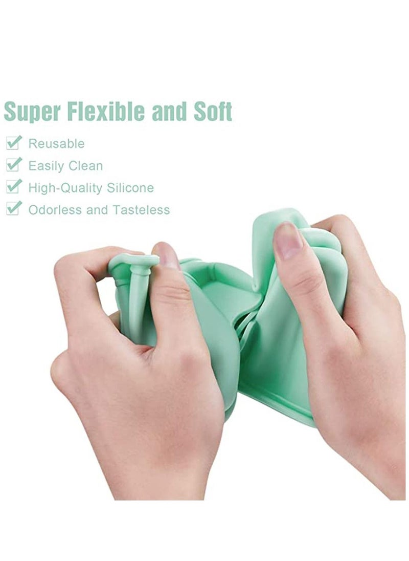 Y&D - 6 Cavities Popsicle Molds, Reusable Maker Easy Release Ice Pop Molds Silicone - Image 1