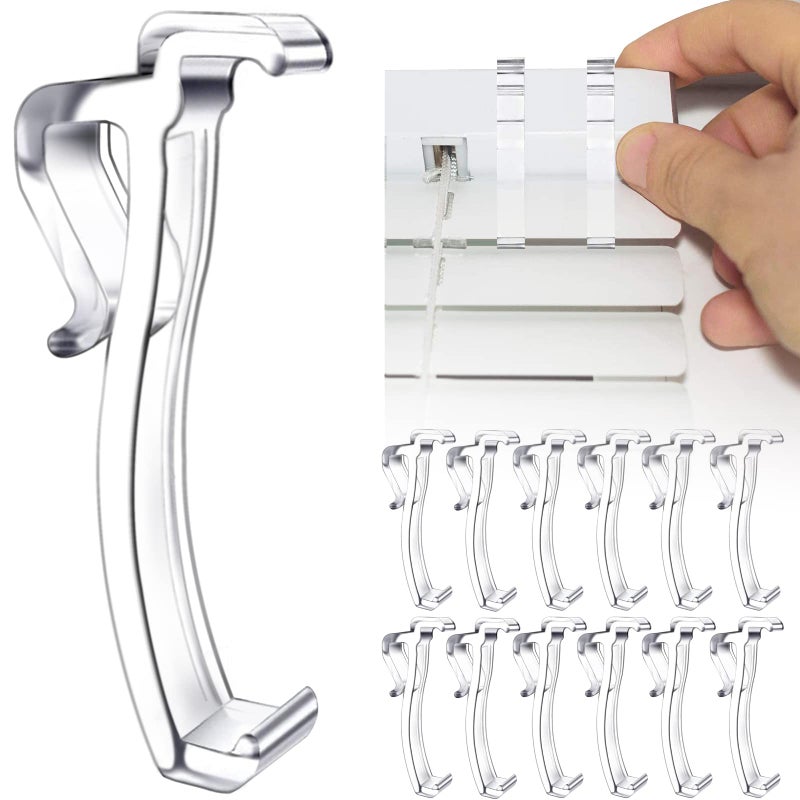 25 Inch Valance Clips for Horizontal Blind Valance 12 Pieces
