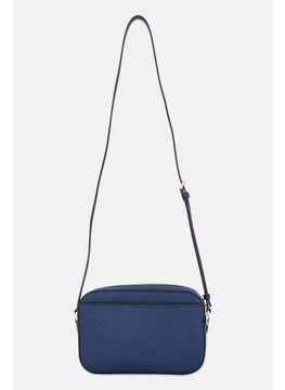 Michael Kors Women Brand Logo Cross Body Bag, Navy  - Image 3