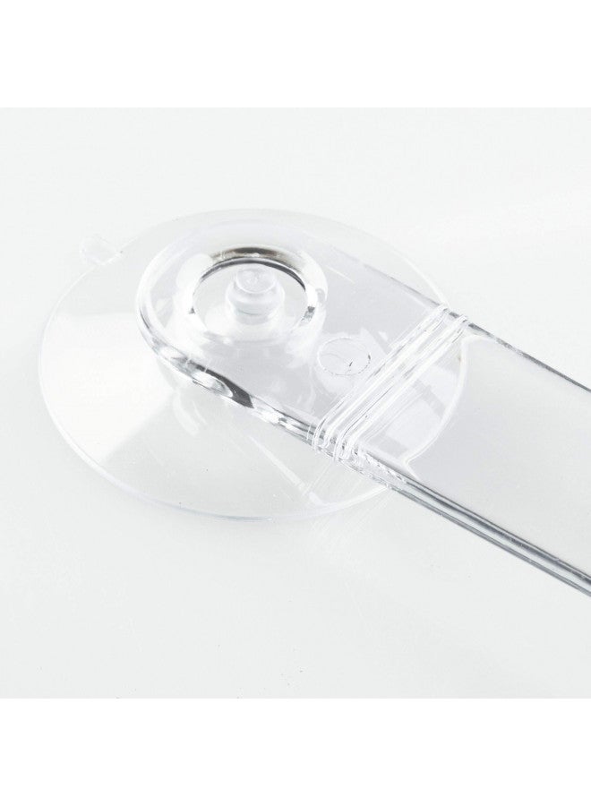 IDesign 8" Clear Plastic Suction Squeegee Shower Window Cleaner - Image 4