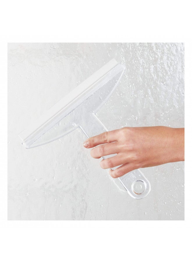 IDesign 8" Clear Plastic Suction Squeegee Shower Window Cleaner - Image 5