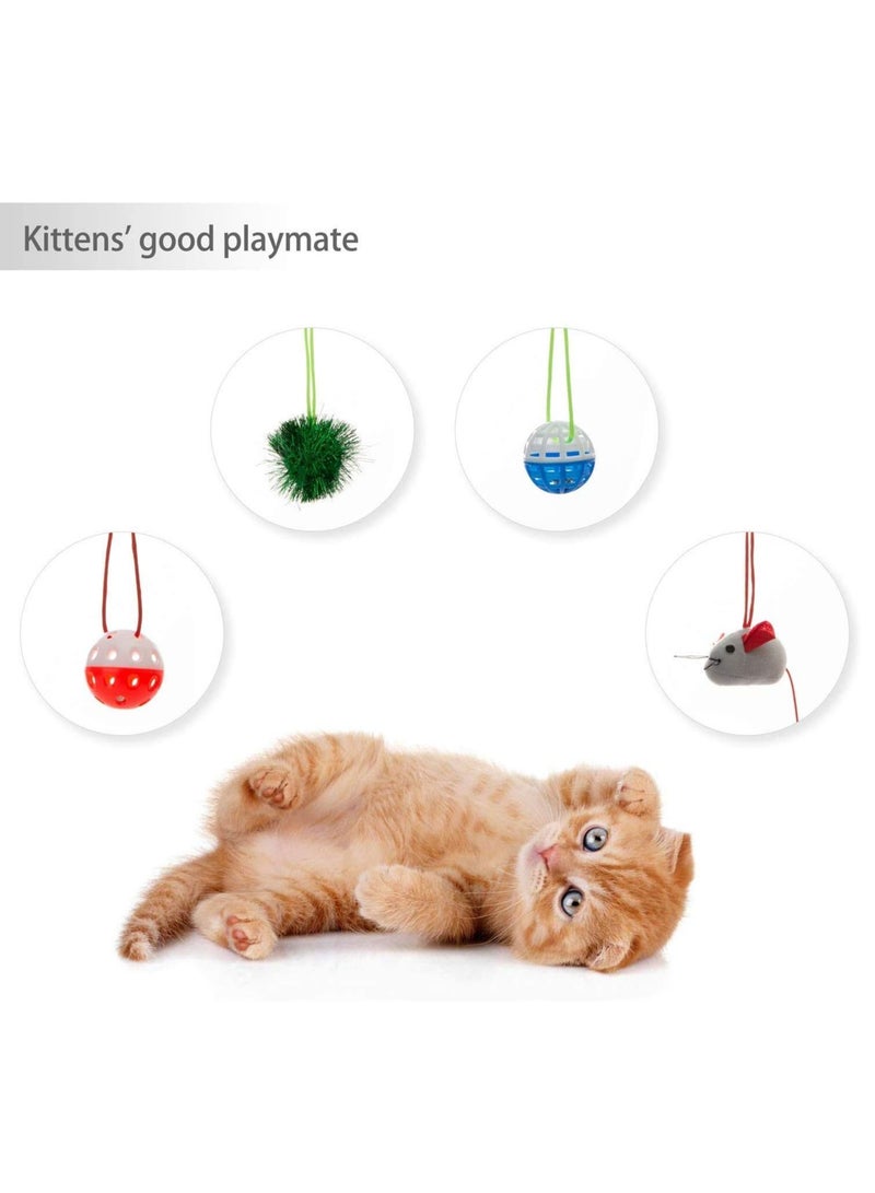 Funny Cat Play Tent With Hanging Ball Toys Balls Cat Bed Tent Kitten Mat Exercise Activity Playing Blanket Portable Pet Supplies - Image 3
