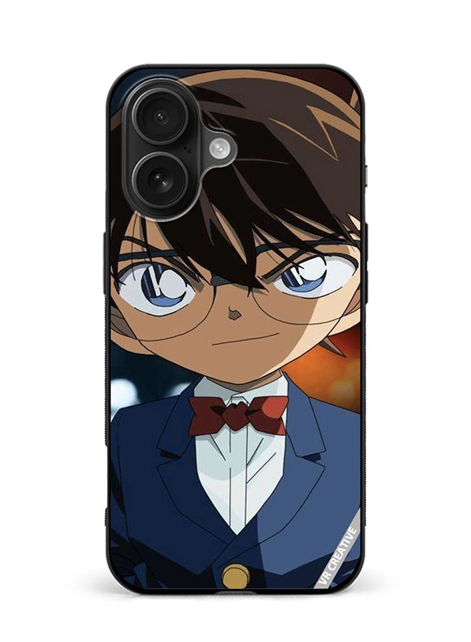 VR CREATIVE Protective Case Cover For Apple iPhone 16 Detective Conan Character Design Multicolour