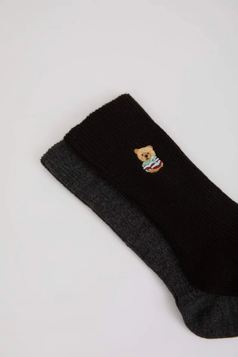 Defacto  Man 2 piece Winter Socks for Men | Best Price UAE