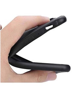 ماركة غير محددة جراب لهاتف Google Pixel 5 جراب خلفي ناعم من البولي يوريثان الحراري المرن وخفيف الوزن وغطاء واقٍ أسود غير لامع جراب مضاد لبصمات الأصابع مصمم لهاتف Google Pixel 5  - Image 3