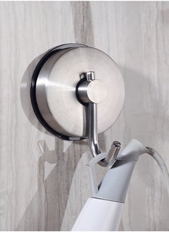 Generic Stainless steel powerful vacuum suction cup shower hook Multifunctional kitchen non-nail hook Waterproof metal hook  - Image 4