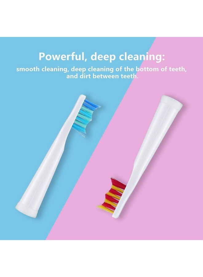 teeteck 5pc Toothbrush Heads Compatible with Fairywill D7/D8/FW507/508, 551/917/959/D1/D3 (White) - Image 4