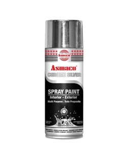 Asmaco Spray Paint Chrome Silver Glossy 400ml 