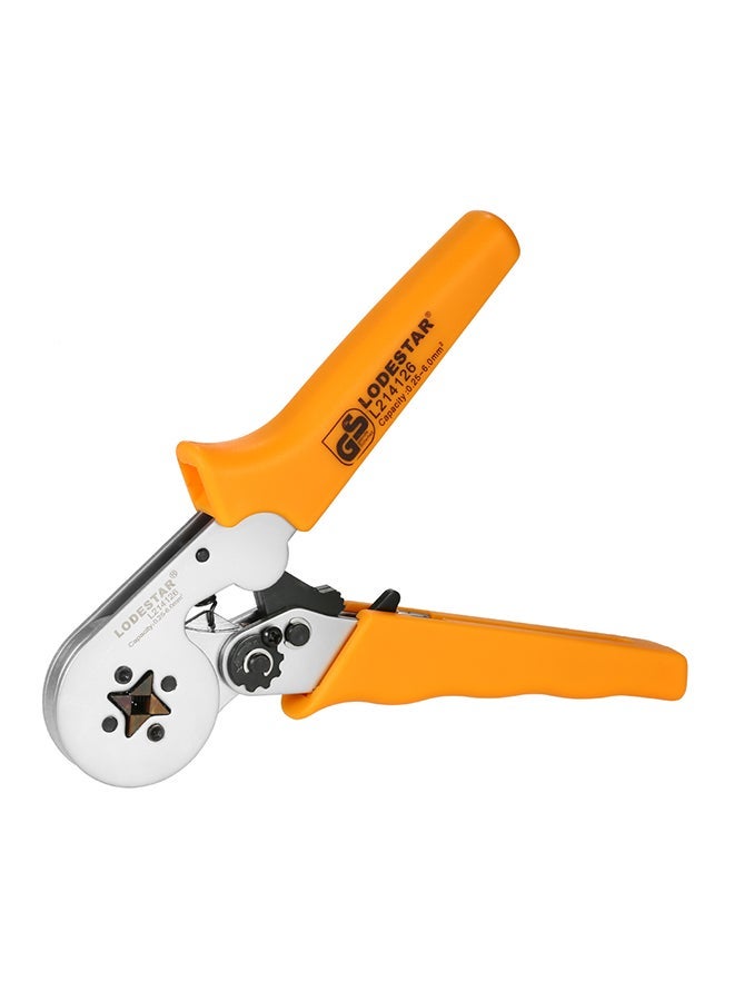 NIBEMINENT Professional Wire Press Pliers Crimping Tool Yellow/Silver 0.415kg - Image 2