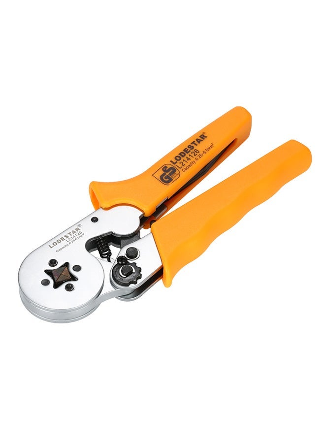 NIBEMINENT Professional Wire Press Pliers Crimping Tool Yellow/Silver 0.415kg - Image 1