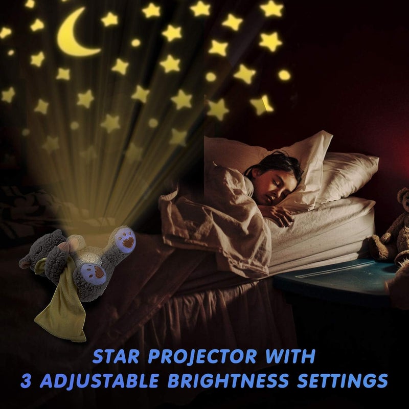 BEREST Rechargeable Baby Sleep Soother, Mom's Heartbeat Babies Cry Sensor Lullabies & White Noise Sound, Nursery Decor Night Light Projector Toddler Crib Sleeping Aid, Boys & Girls Shower Gifts - Image 5