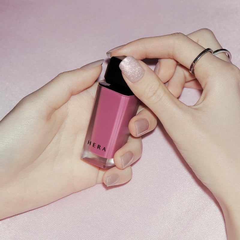 HERA Sensual Powder Matte Liquid Lipstick #169 SEOUL CHERRY | Nourishing and Long-Lasting, Smooth & Soft Velvet Finish, Korean Lip Makeup, 0.17 oz. (5g) - Image 2