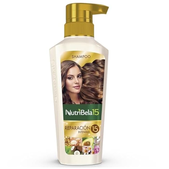 Kit (Shampoo + Conditioner + Treatment + Styling Cream + Aluminum Cap) Intensive Repair | Set Reparacion Intensiva Nutribela15 Colombia (20.8oz) - Image 2