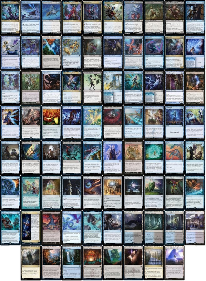 MTG Decks & More Elite Commander Faerie Deck - Dimir Blue Black - Alela, Cunning Conqueror - EDH cEDH - 100 Card - Custom Magic The Gathering Deck - Very Strong! - Image 1