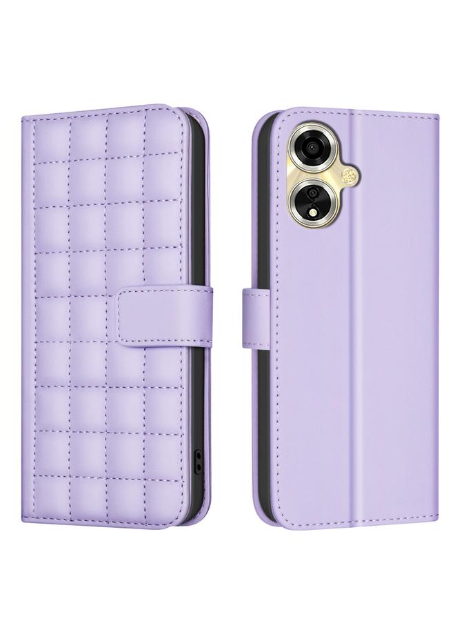 S-TOP Case For OPPO A59 5G Square Texture Leather Phone Case - Image 1