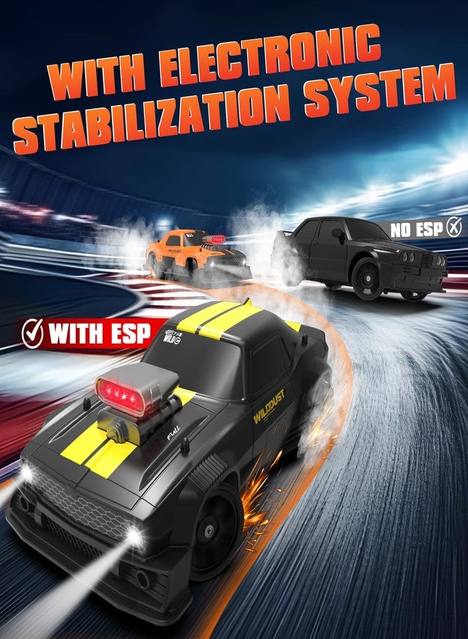 Sakeye RC Drift Car, Fast RC Cars for Adults Drifting Car with Gyro 4WD RTR Full Proportion Remote Control Cars 2.4GHz 1:16 Racing Vehicle with Lights Batteries Sport Toy for Boys Kids - Image 3