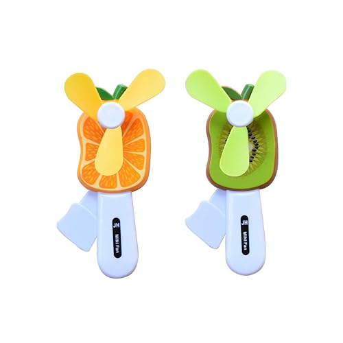 ROSEFAIR Handheld Manual Fan, Fruit-Shaped Kids Squeeze Toy, Portable Cooling Fan Without Battery, Hand Press Manual Cooling Fan for Summer Outdoor Cooling Gifts Multi-Color (1) - Image 2
