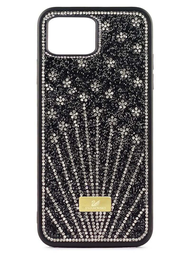 Case For Oppo A73 Case Glitter Sparkle Diamond Crystal Bling Case with Bling Ultra Thin Lightweight Full Body Shockproof Anti-Scratch Protective Cover (Black)