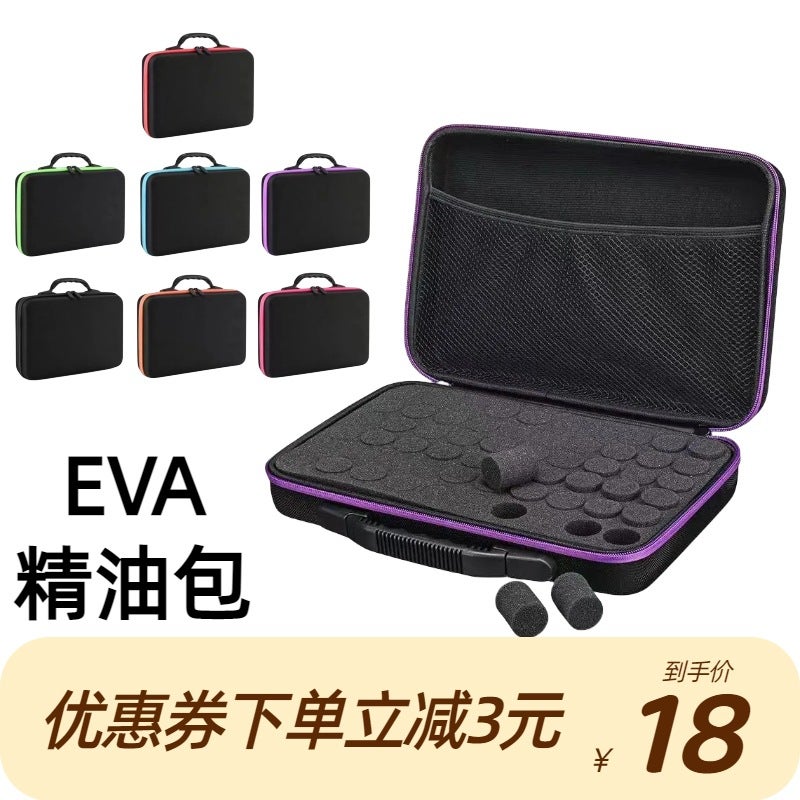 Liyang Factory Eva Essential Oil Bottle Storage Bag Portable Storage Box 60 15Ml/10Ml Essential Oil Storage Bag - Image 2