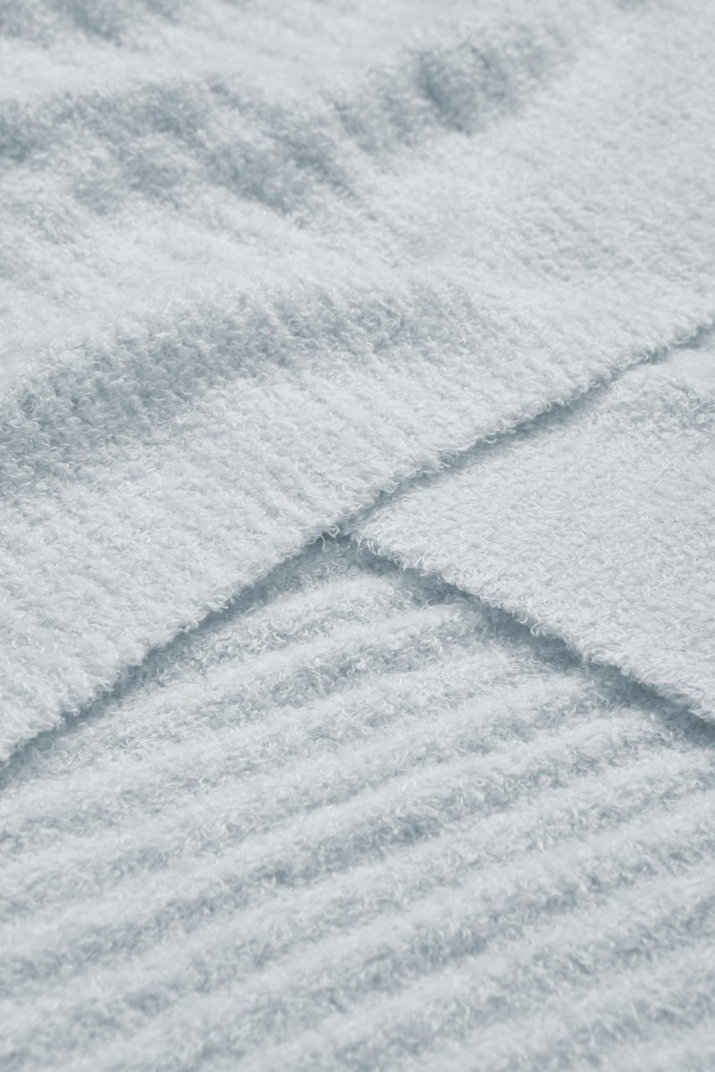Barefoot Dreams CozyChic Lite Blanket, 30" X 40" (Blue, 30x40) - Image 4