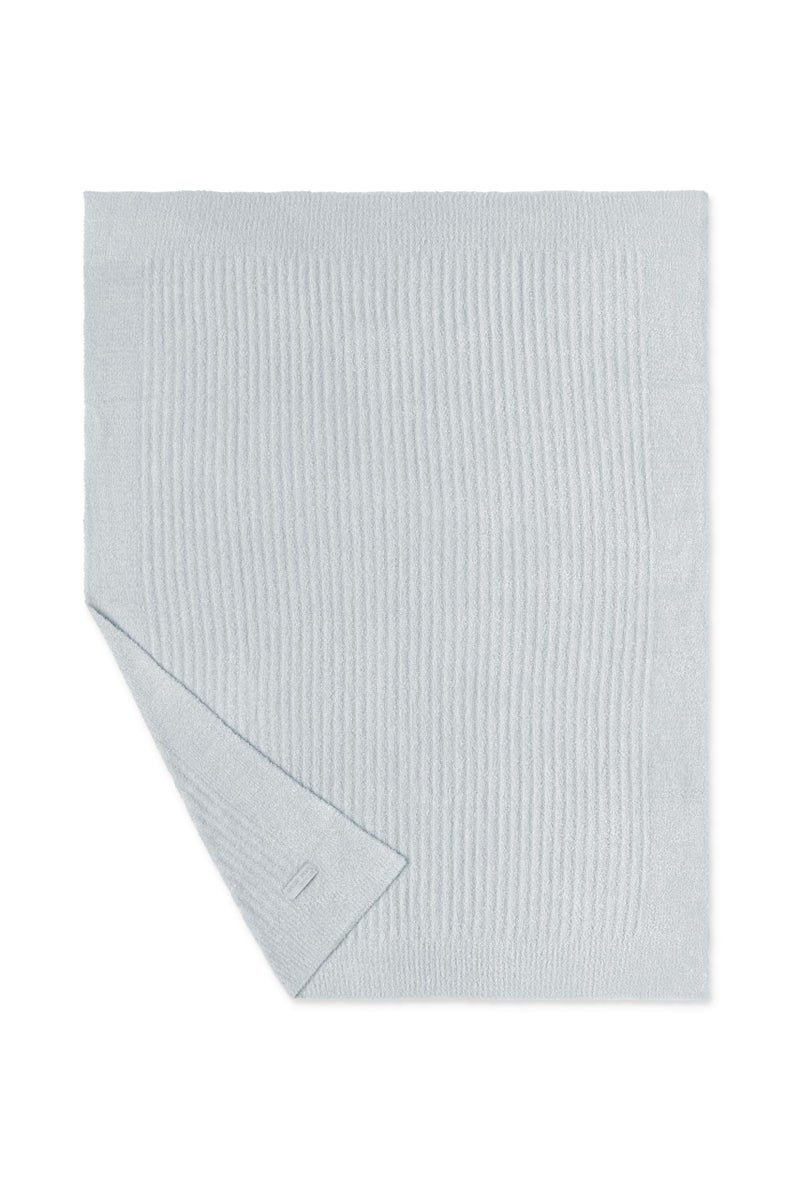 Barefoot Dreams CozyChic Lite Blanket, 30" X 40" (Blue, 30x40) - Image 3