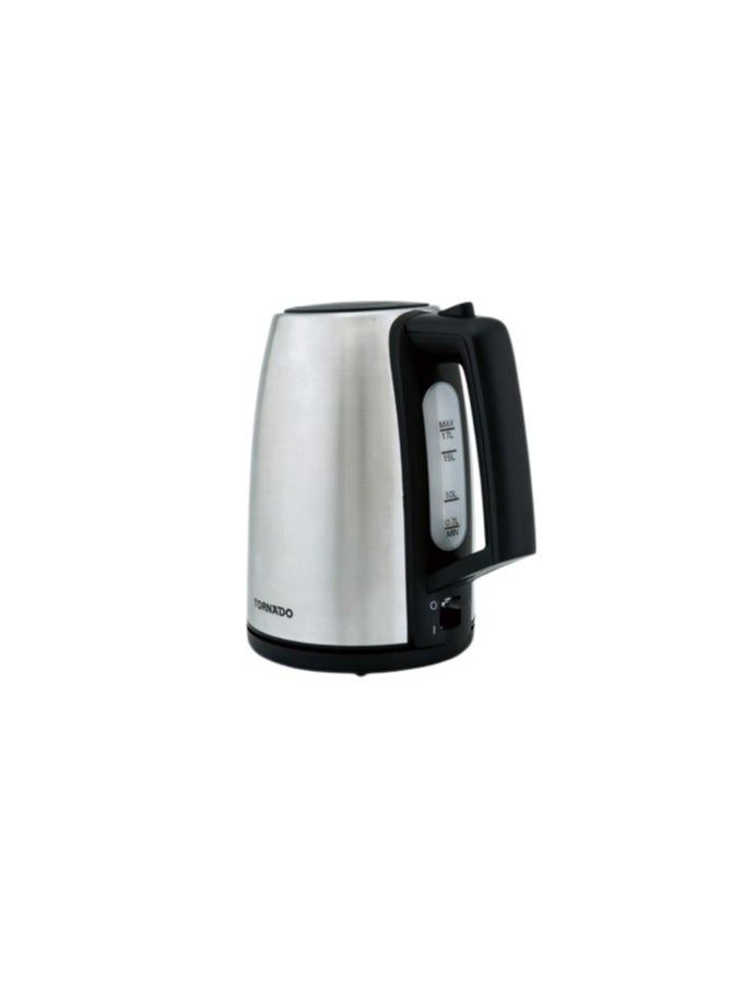 Electric Kettle Tornado, Stainless Steel, 2200 Watt, 1.7 Liters, TKS-2217E - Stainless - pzsku/Z7FA65CD8AF5266D31BEDZ/45/1741522401/1b9db552-5acf-41d1-bf92-c42eba2bea5d