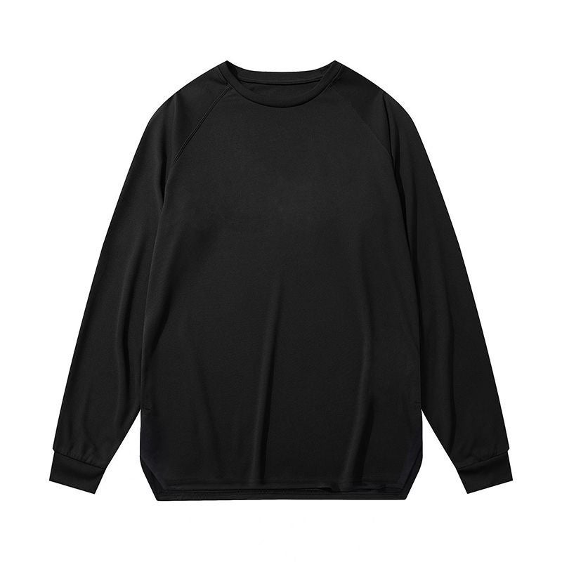 Generic 2023 Long Sleeve Basketball T-Shirt Men Breathable Mesh Top Dark gray - Image 4