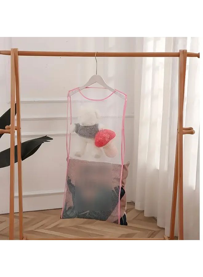 1pc Double Layer Mesh Bag for Clothes Pillow Drying Windproof Folding - Image 5