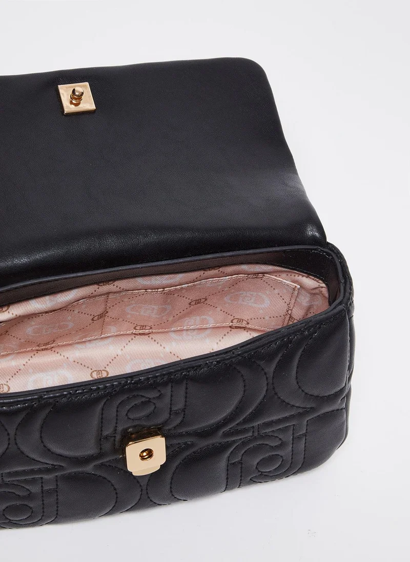Liu Jo Black quilted mini bag