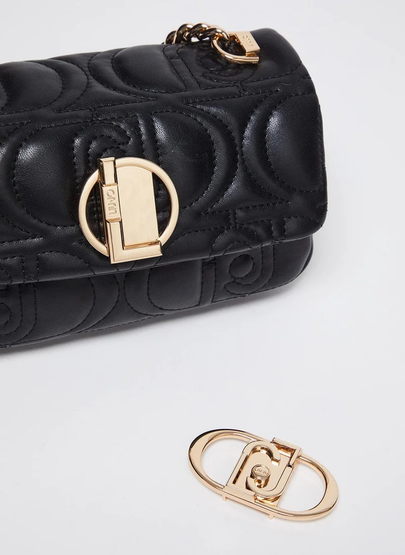 Liu Jo Black quilted mini bag