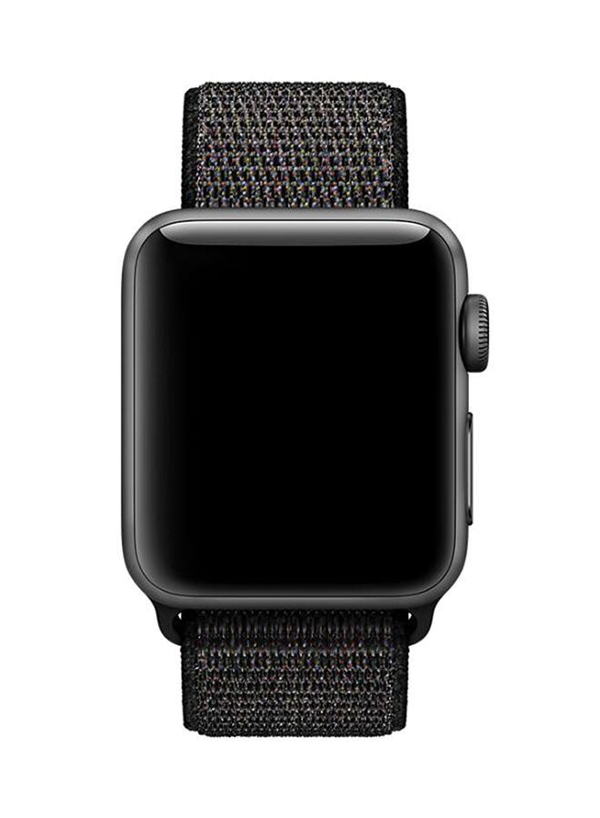 Replacement Band For Apple Watch Series 5/6/7 42/44/45mm Black - Image 2