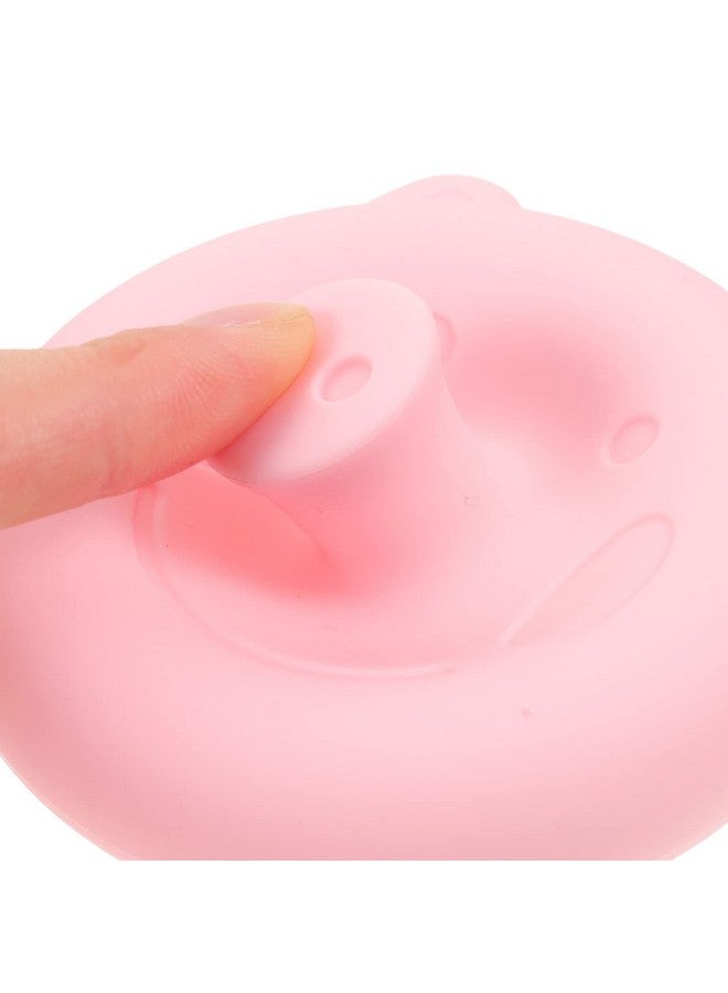 Artibetter Silicone Palm Cup Cartoon Pig Burping Helper for Infants and Elderly, Pink, 3.30 * 3.03 * 3.03Inch Ergonomic Design - Image 4