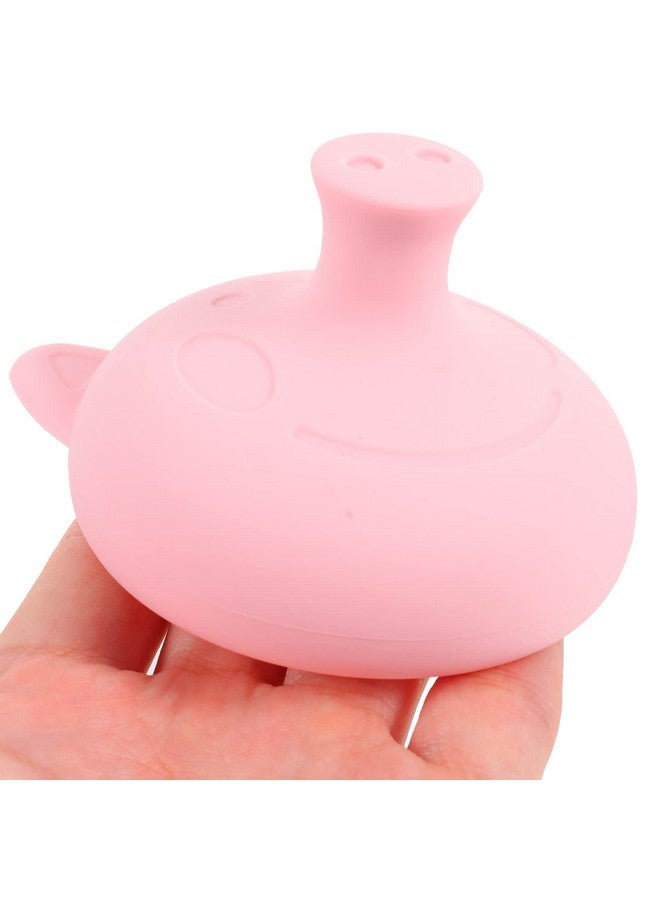 Artibetter Silicone Palm Cup Cartoon Pig Burping Helper for Infants and Elderly, Pink, 3.30 * 3.03 * 3.03Inch Ergonomic Design - Image 5