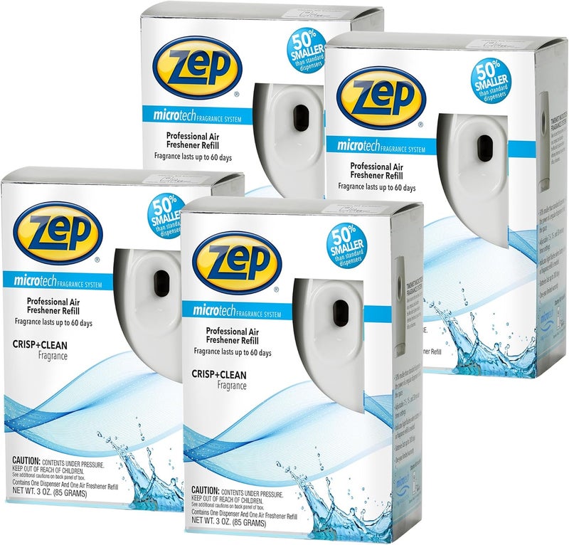 Zep Zep 3oz Clean DeviceRefill Air Freshener Case of 4  - Image 1