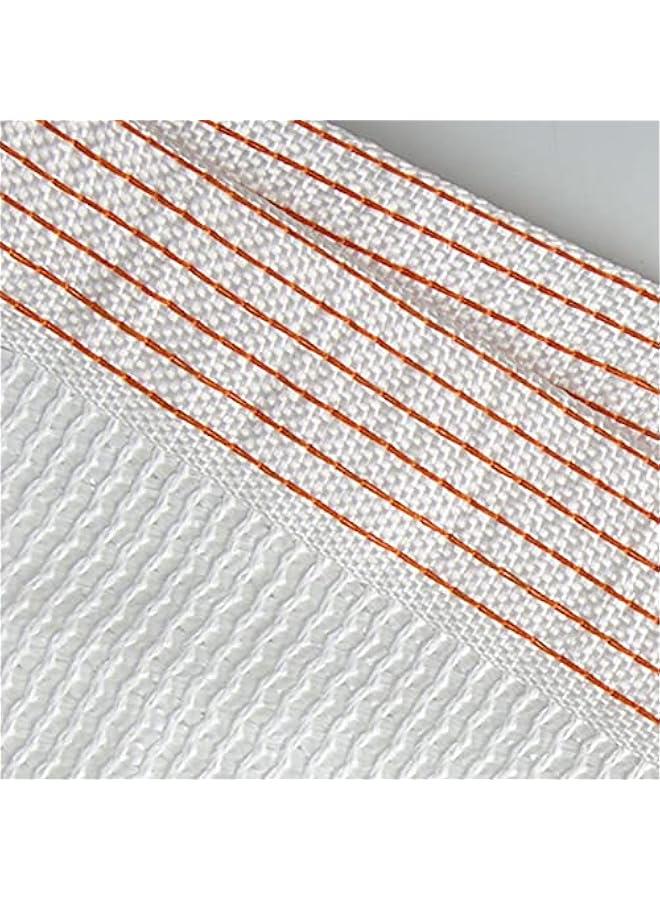 Generic 7x13FT White Shades Cloth Sunblock Shade Cloth, 90% Sun Mesh Shade Screen, Garden Netting UV Resistant Net with Grommets, Heavy Duty Shading Net for Greenhouse & Outdoor  - Image 4