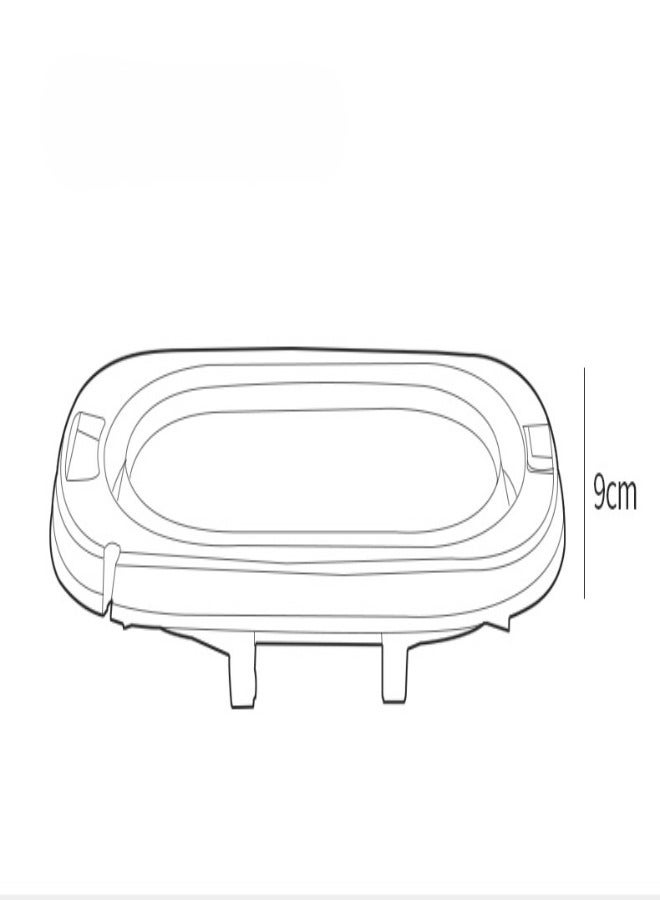 بيلانينا حوض استحمام للأطفال قابل للطي مع صمام ذكي لتسخين الماء تصميم مريح وقابل للتخزين - Image 3