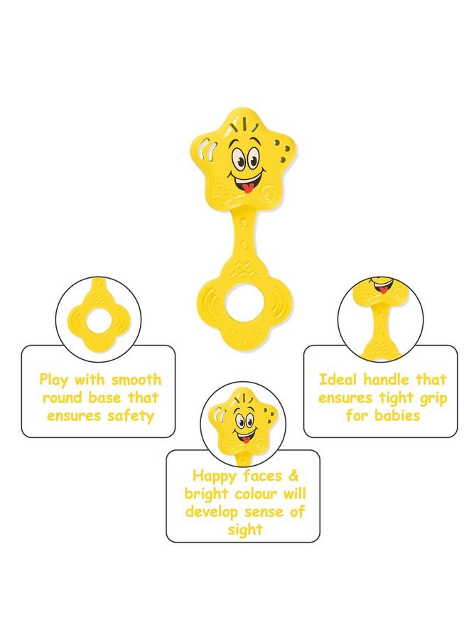RATNA'S Colourful Rattle Set For Toddlers.Perfect Rattle Sets For Little Hands.Non Toxic;Bpa Free;Certified As Per Indian Standards (Little Baby Rattle Set 3 Pieces) - Image 5
