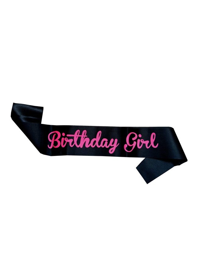 Infispace satin Birthday Girl Sash and Metal Tiara Crown Combo , Black, Tiara/Crown with One Birthday Girl Sash - Image 5