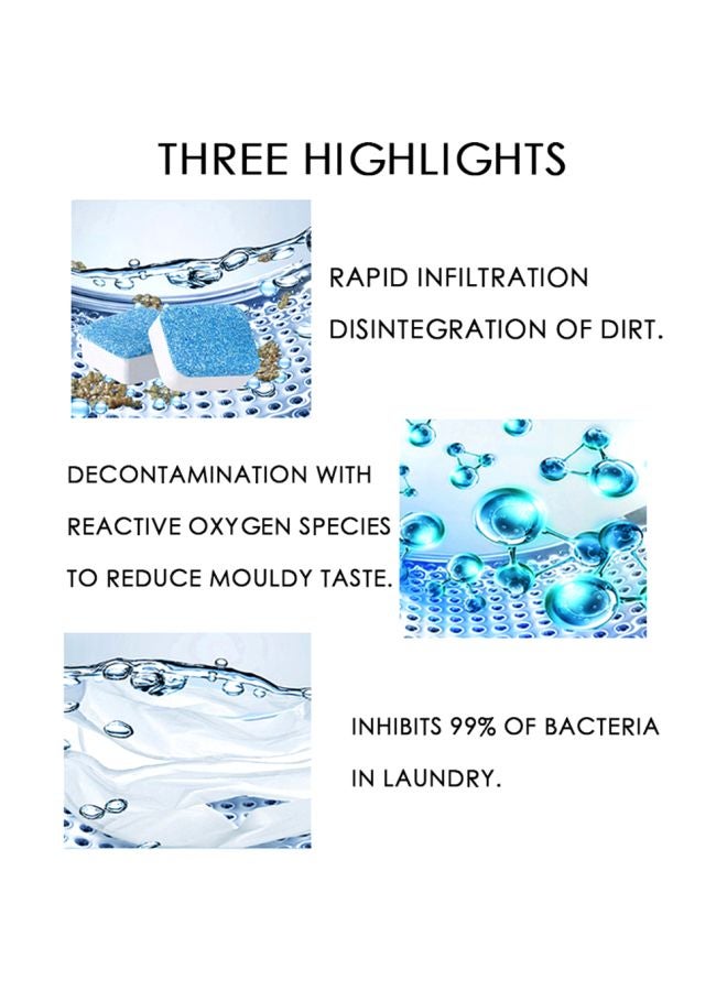 Washing Machine Tablet Cleaner Blue/White  - Image 3