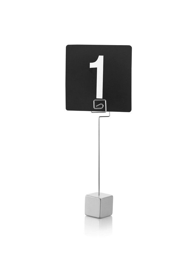 New Star Foodservice 27938 Wire Square Base/Table Number Holder/Number Stand/Place Card Holder 7Inch Set Of 5  - Image 4