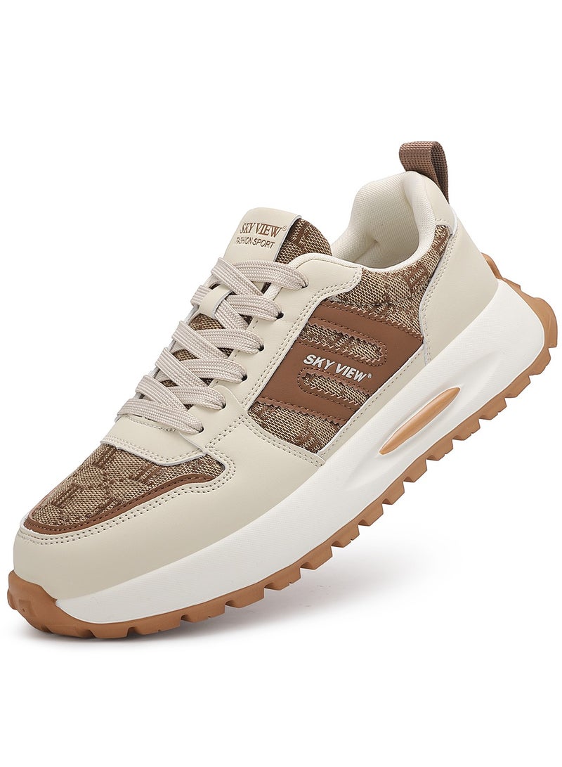 سكاي فيو أحذية كاجوال أنيقة للرجال أحذية مشي أنيقة للرجال بنعل ناعم غير قابل للانزلاق أحذية كاجوال مريحة وجيدة التهوية - Image 1