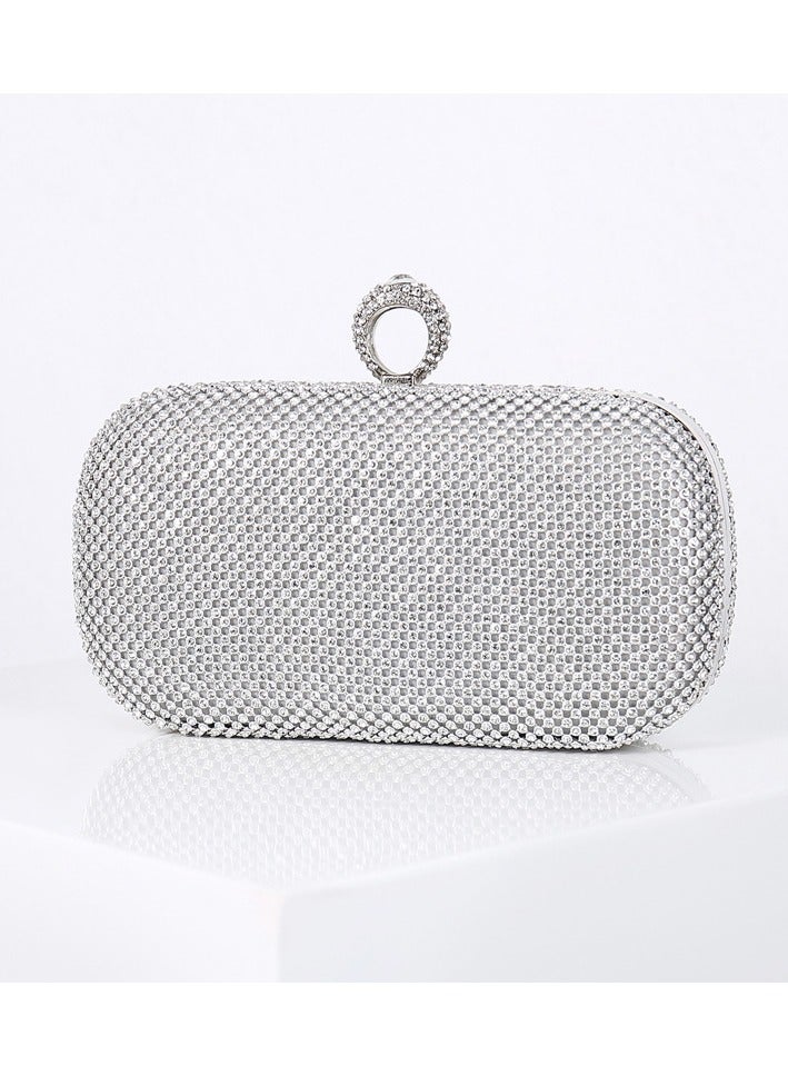 Miluraining Women Clutch Bag Evening Bag Purse with rhinestone diamond decoration decoration Small Crossbody Bag Handbag Shoulder Bag Satchel Bags Suitable for Party Prom Wedding - Image 1