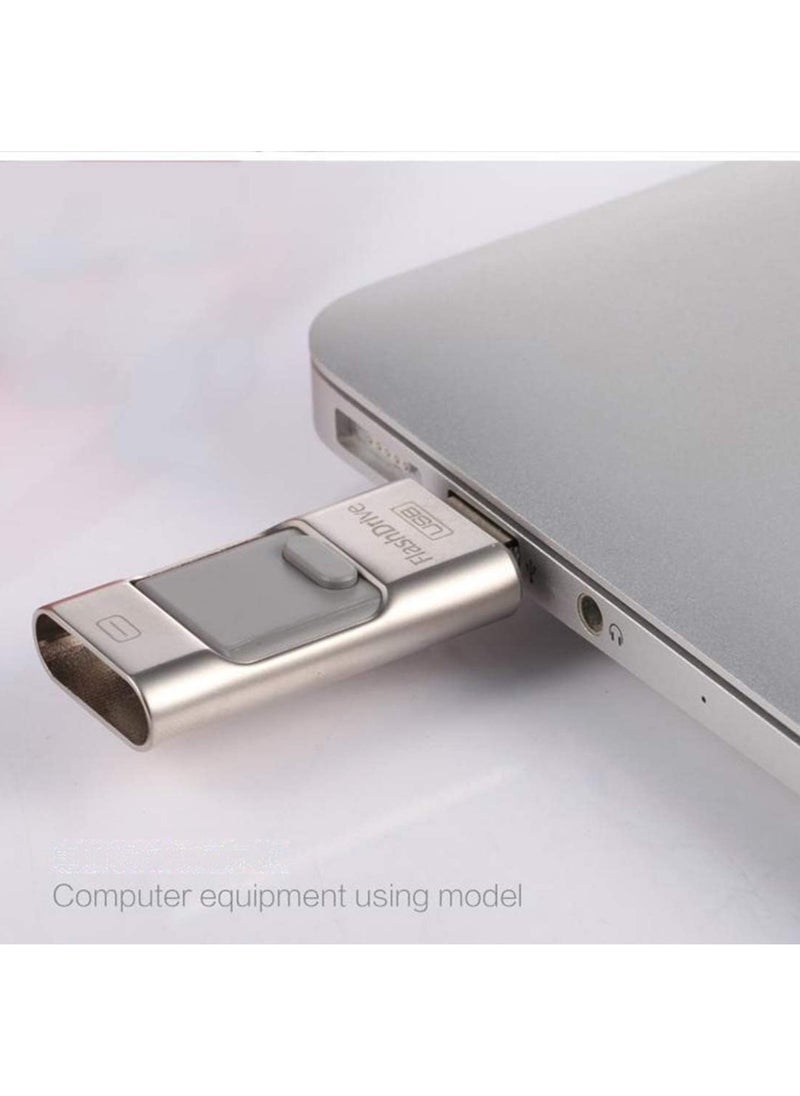 Generic - Flash Drive Compatible with iPhone 256GB, USB Memory Stick Photo Stick External Storage Drive for iPhone iPad Android Computer - Image 1